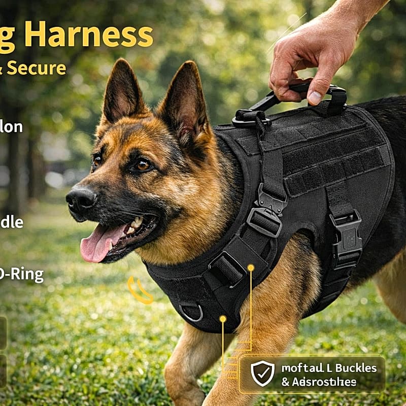 Chaleco Táctico para Perros Grandes